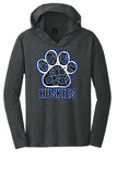 Huskies Flower Paw Perfect Tri-Long Sleeve Hoodie