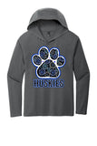 Huskies Flower Paw Perfect Tri-Long Sleeve Hoodie