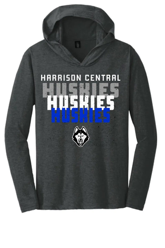 Huskies Huskies Huskies Perfect Tri-Long Sleeve Hoodie