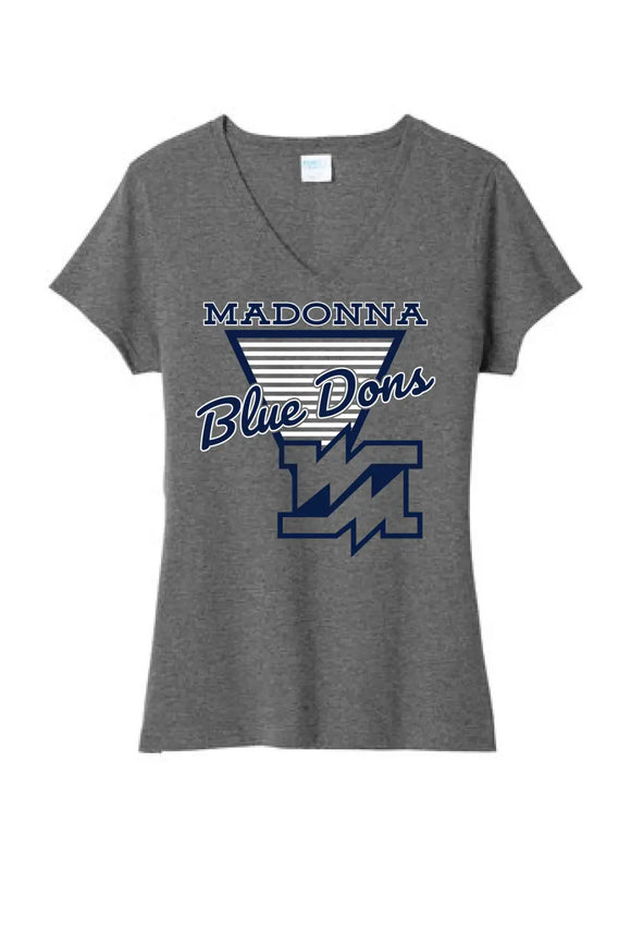 Weirton Madonna Pacifico Ladies Tri-Blend V-Neck Tee