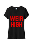 Weir High Ladies Tri-Blend V-Neck Tee