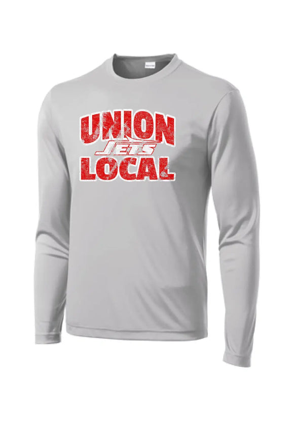 Union Local Jets Bold Distressed PosiCharge Competitor Tee