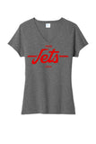 Union Local Jets Take Off Ladies Tri-Blend V-Neck Tee