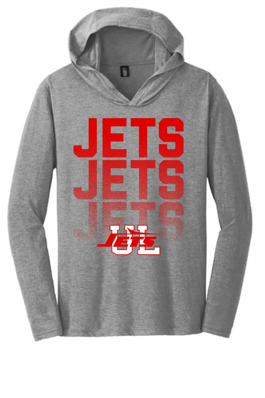 Union Local Jets Jets Jets Perfect Tri-Long Sleeve Hoodie