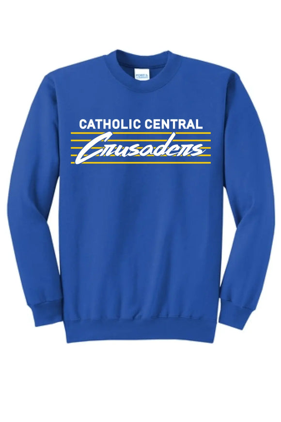 Steubenville Catholic Central Thunderstorm Core Fleece Crewneck Sweatshirt