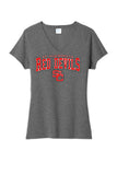 St. Clairsville St. C Arch Ladies Tri-Blend V-Neck Tee