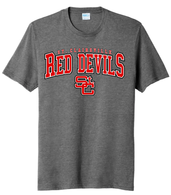 St. Clairsville St. C Arch Tri-Blend Tee