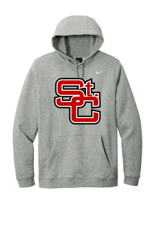 St. Clairsville St. C Logo Nike Club Fleece Pullover Hoodie