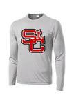 St. Clairsville St. C Logo Long Sleeve PosiCharge Competitor Tee