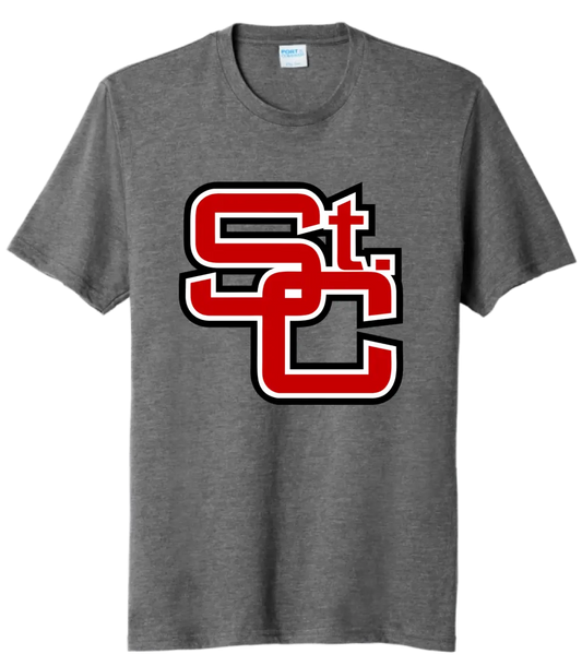 St. Clairsville St. C Logo Tri-Blend Tee