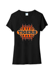 Shadyside Flames Ladies Tri-Blend V-Neck Tee