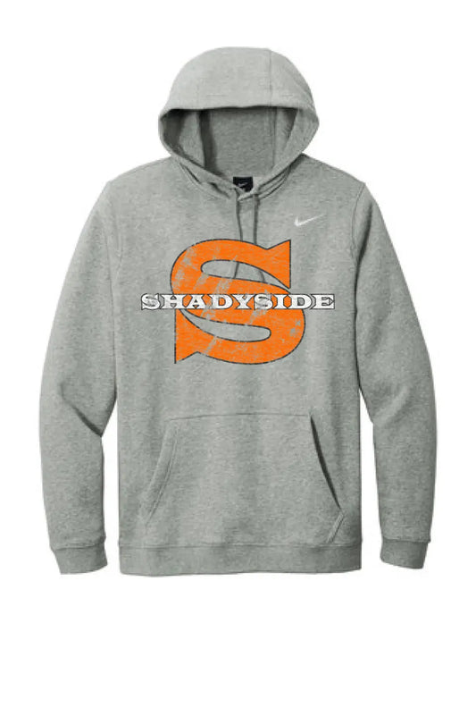 Shadyside Distressed Wide Latin Nike Club Fleece Pullover Hoodie