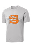 Shadyside Distressed Wide Latin PosiCharge Competitor Tee