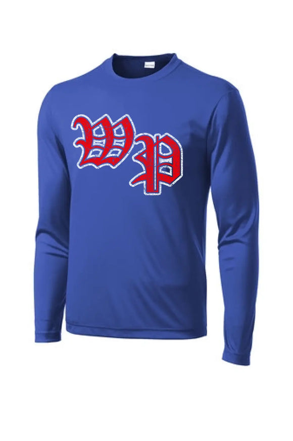 Wheeling Park WP Old English Long Sleeve PosiCharge Competitor Tee