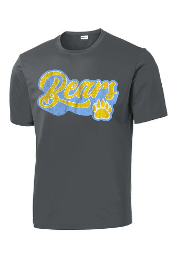 Oak Glen Distressed Script with Paw PosiCharge Competitor Tee