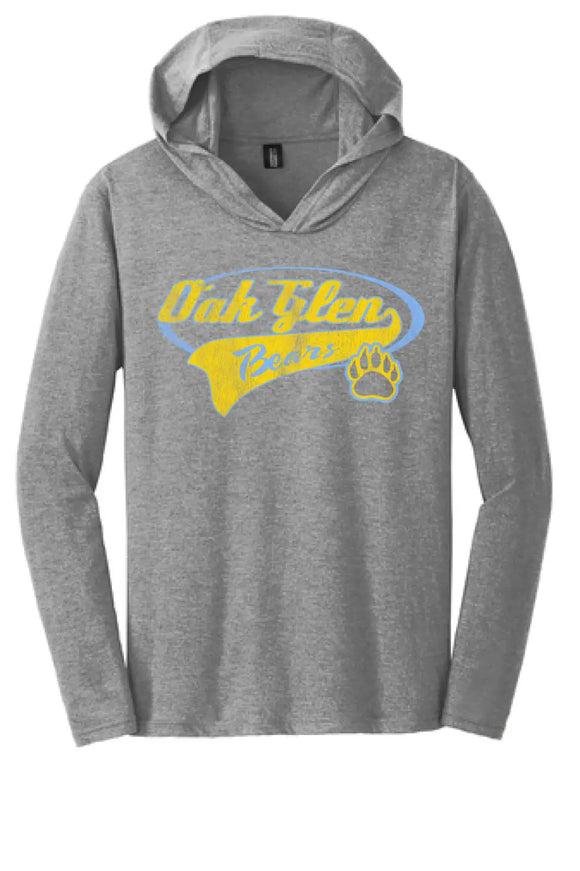 Oak Glen Distressed Tail Perfect Tri-Long Sleeve Hoodie