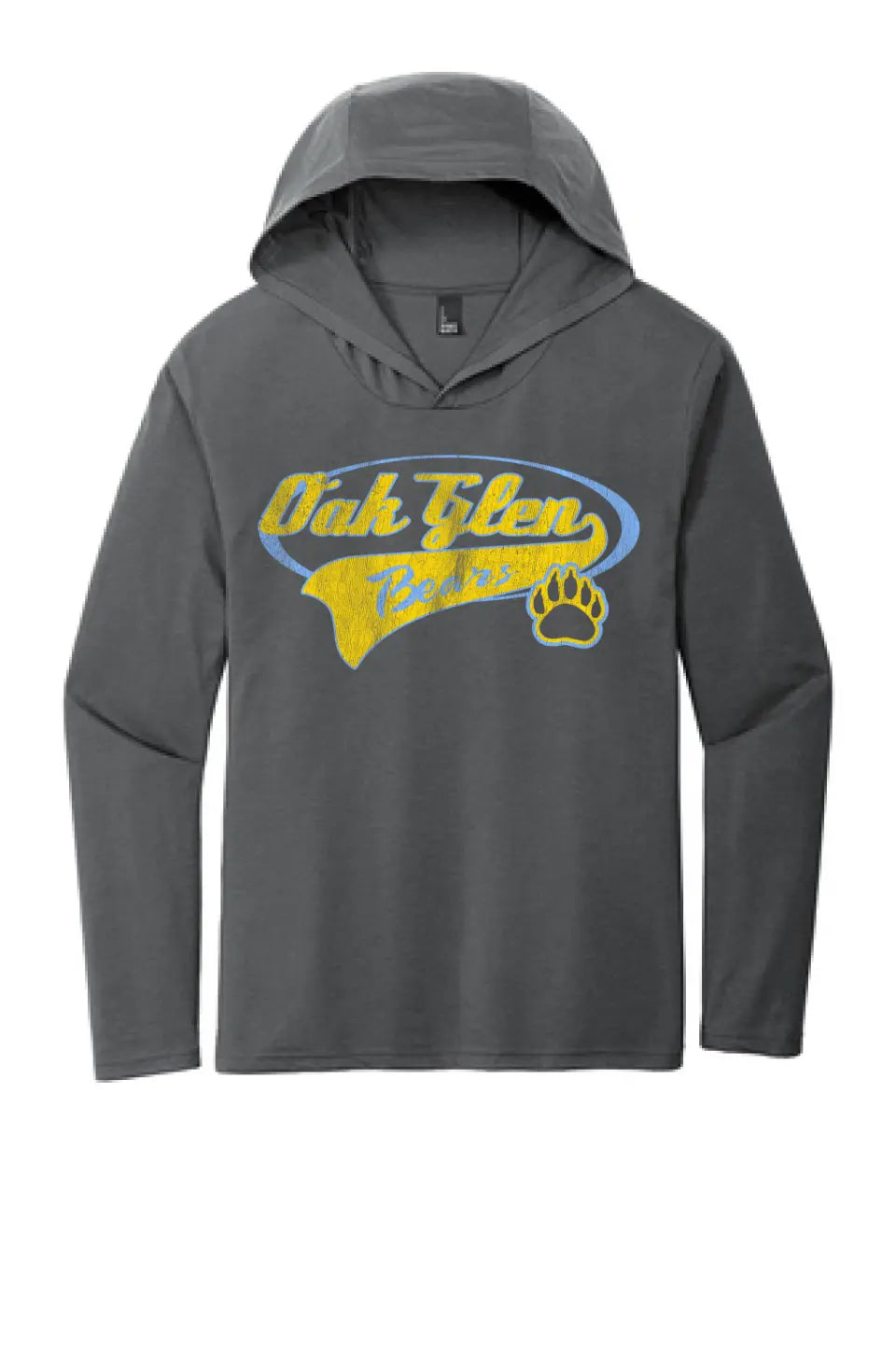 Oak Glen Distressed Tail Perfect Tri-Long Sleeve Hoodie