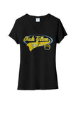 Oak Glen Distressed Tail Ladies Tri-Blend V-Neck Tee