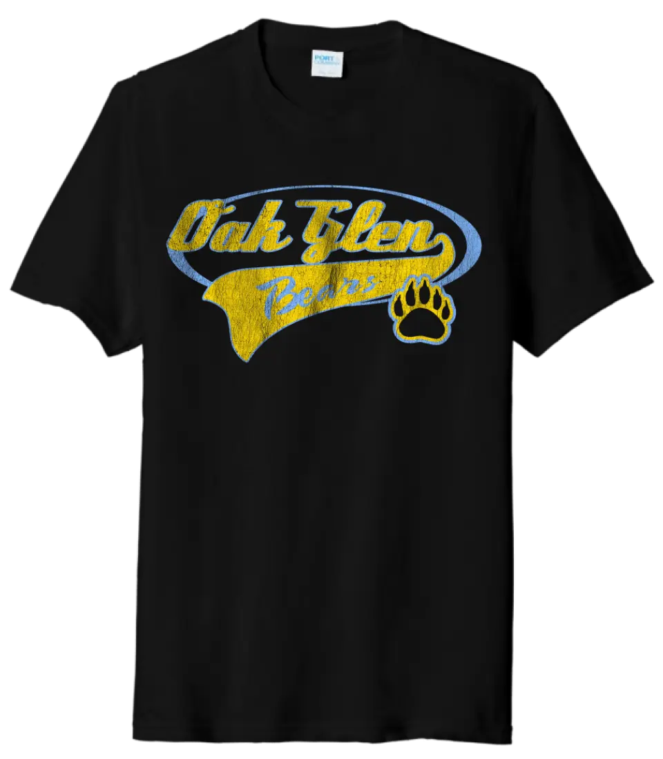 Oak Glen Distressed Tail Tri-Blend Tee