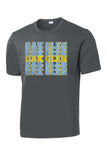 Oak Glen Distressed Repeating PosiCharge Competitor Tee