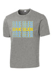 Oak Glen Distressed Repeating PosiCharge Competitor Tee