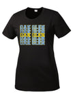 Oak Glen Distressed Repeating Ladies Competitor Tee