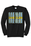 Oak Glen Distressed Repeating Core Fleece Crewneck Sweatshirt