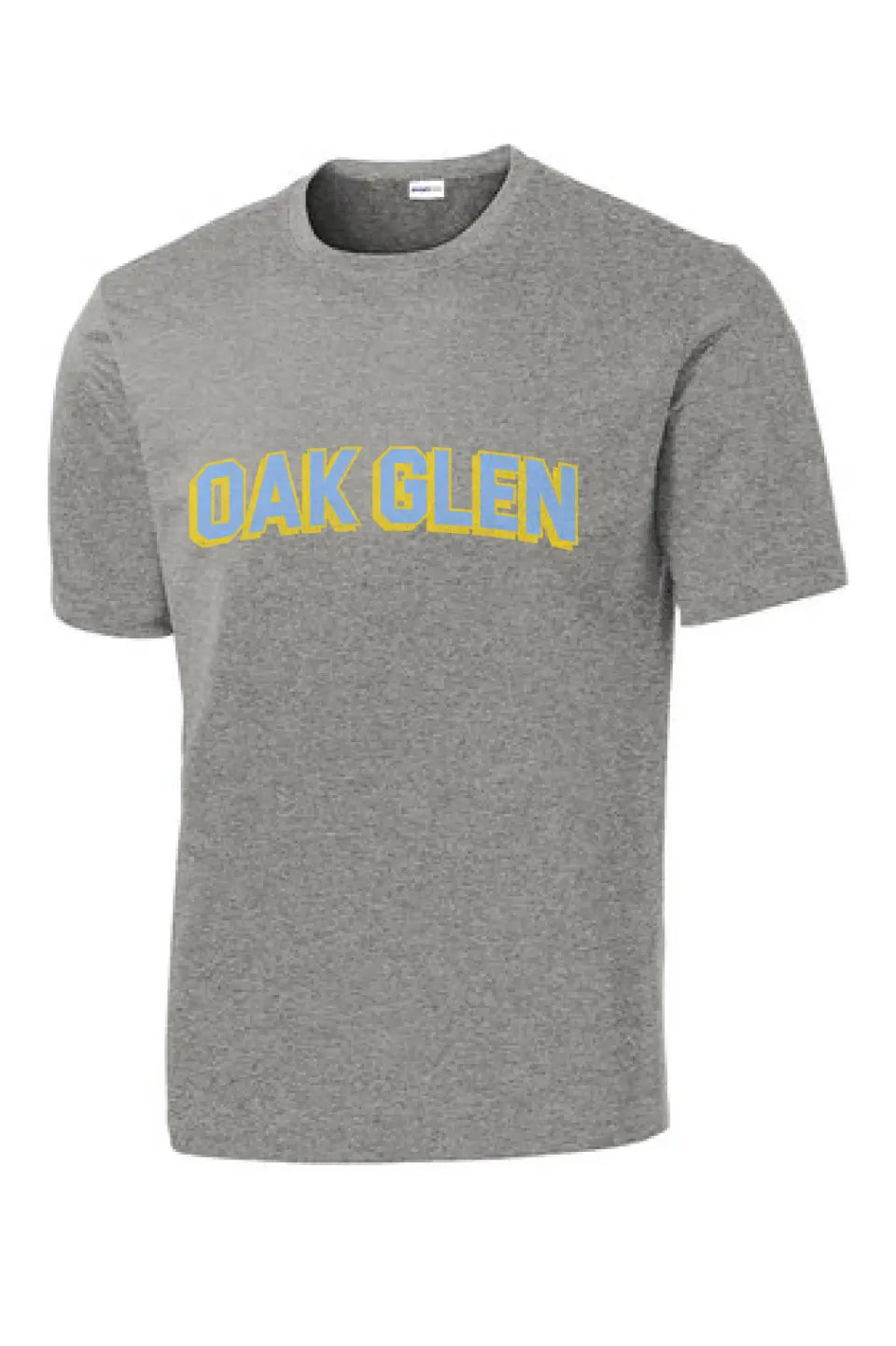 Oak Glen Distressed Letters PosiCharge Competitor Tee