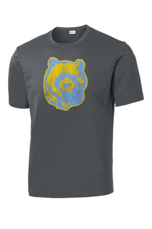 Oak Glen Distressed Bear PosiCharge Competitor Tee