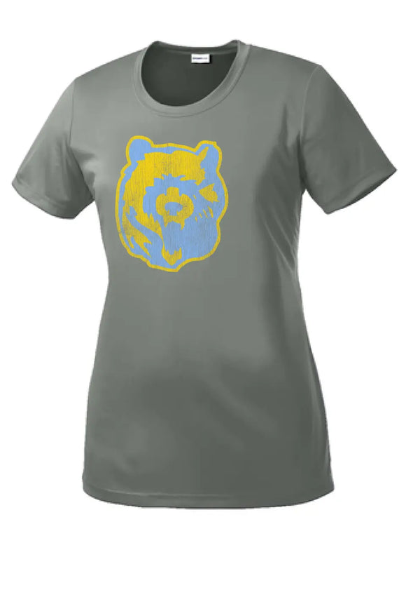 Oak Glen Distressed Bear Ladies Competitor Tee