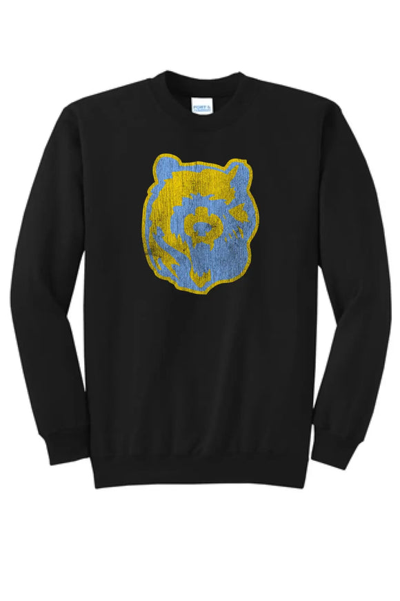 Oak Glen Distressed Bear Core Fleece Crewneck Sweatshirt