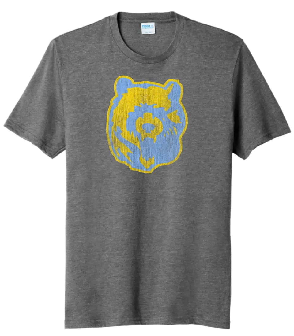 Oak Glen Distressed Bear Tri-Blend Tee