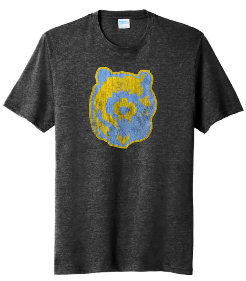 Oak Glen Distressed Bear Tri-Blend Tee