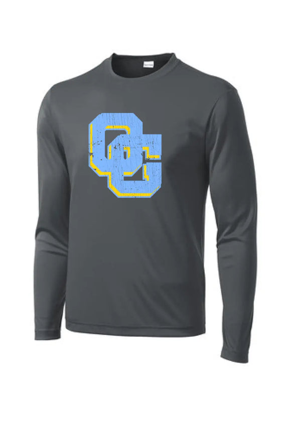 Oak Glen Distressed OG Logo Long Sleeve PosiCharge Competitor Tee