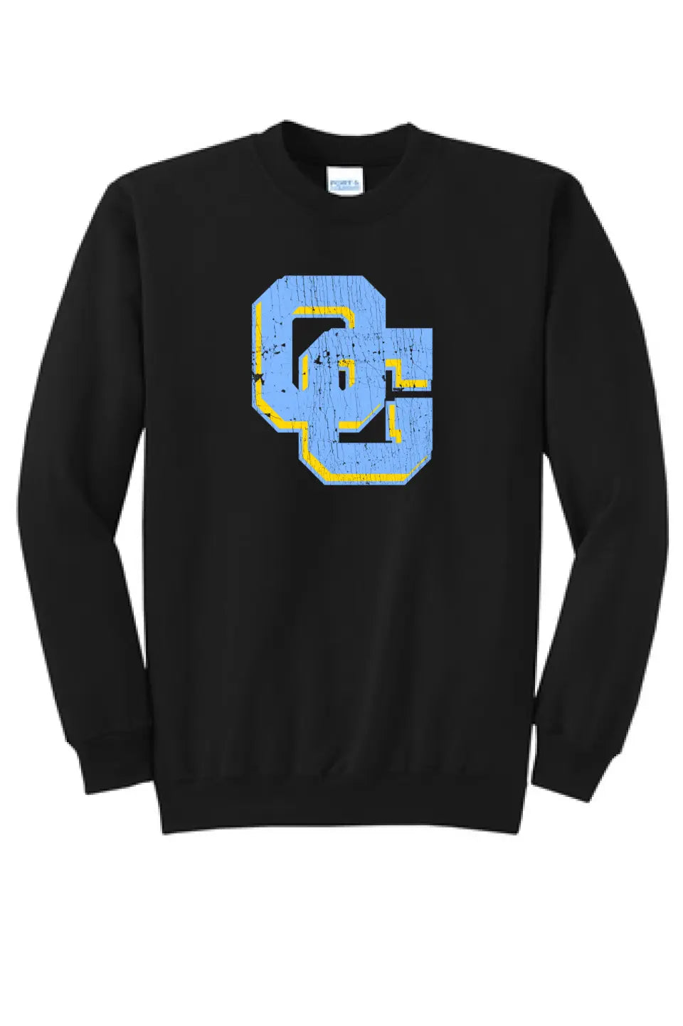 Oak Glen Distressed OG Logo Core Fleece Crewneck Sweatshirt