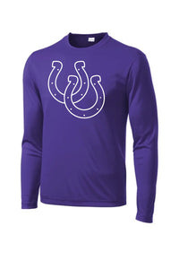 Martins Ferry Horseshoes Long Sleeve PosiCharge Competitor Tee