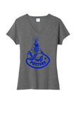 East Liverpool Old Potter Ladies Tri-Blend V-Neck Tee