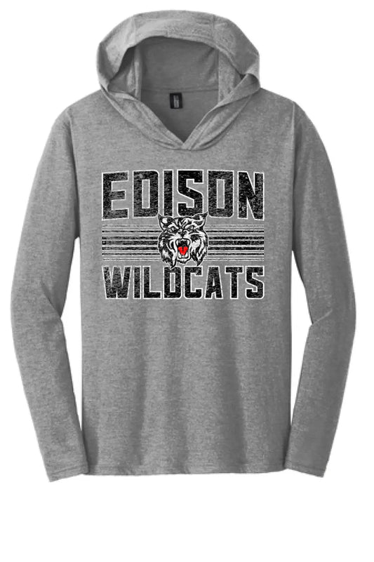 Edison Retro Edison Wildcat Perfect Tri-Long Sleeve Hoodie