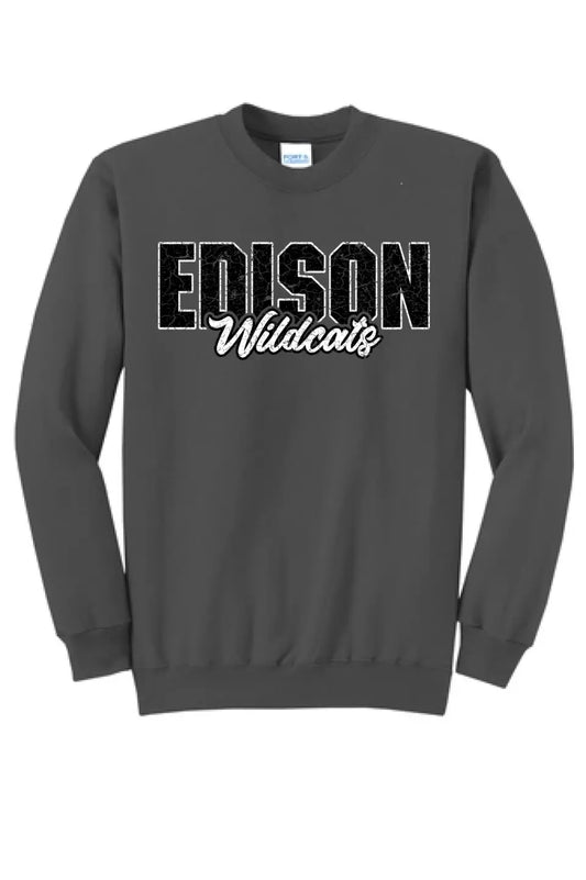 Edison Cracked Core Fleece Crewneck Sweatshirt