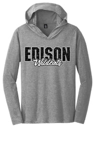 Edison Cracked Perfect Tri-Long Sleeve Hoodie