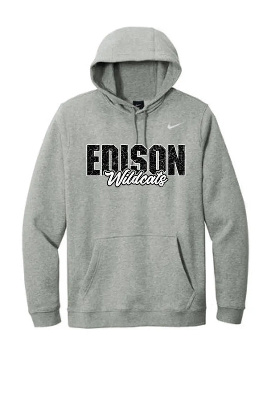 Edison Cracked Nike Club Fleece Pullover Hoodie