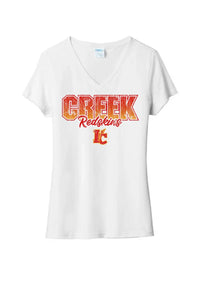 Indian Creek 2023-02 Ladies Tri-Blend V-Neck Tee