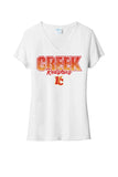 Indian Creek 2023-02 Ladies Tri-Blend V-Neck Tee