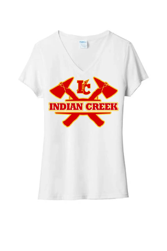 Indian Creek 2023-01 Ladies Tri-Blend V-Neck Tee