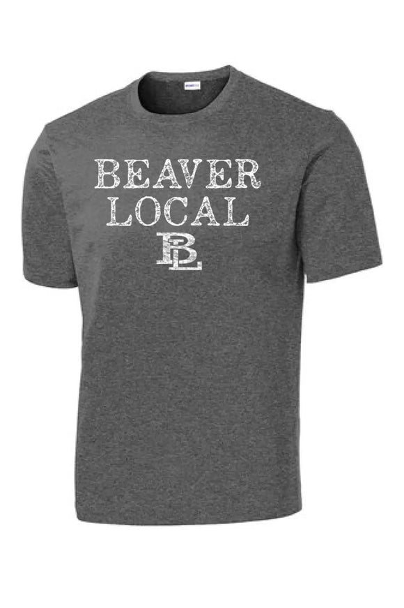 Beaver Local Distressed PosiCharge Competitor Tee