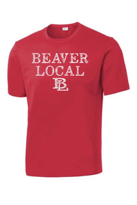 Beaver Local Distressed PosiCharge Competitor Tee