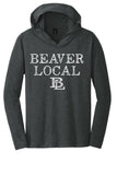 Beaver Local Distressed Perfect Tri-Long Sleeve Hoodie