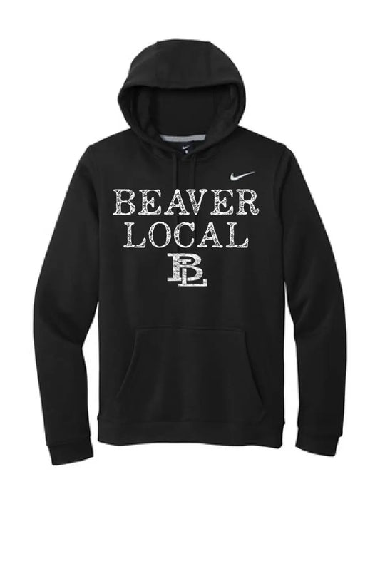 Beaver Local Distressed Nike Club Fleece Pullover Hoodie