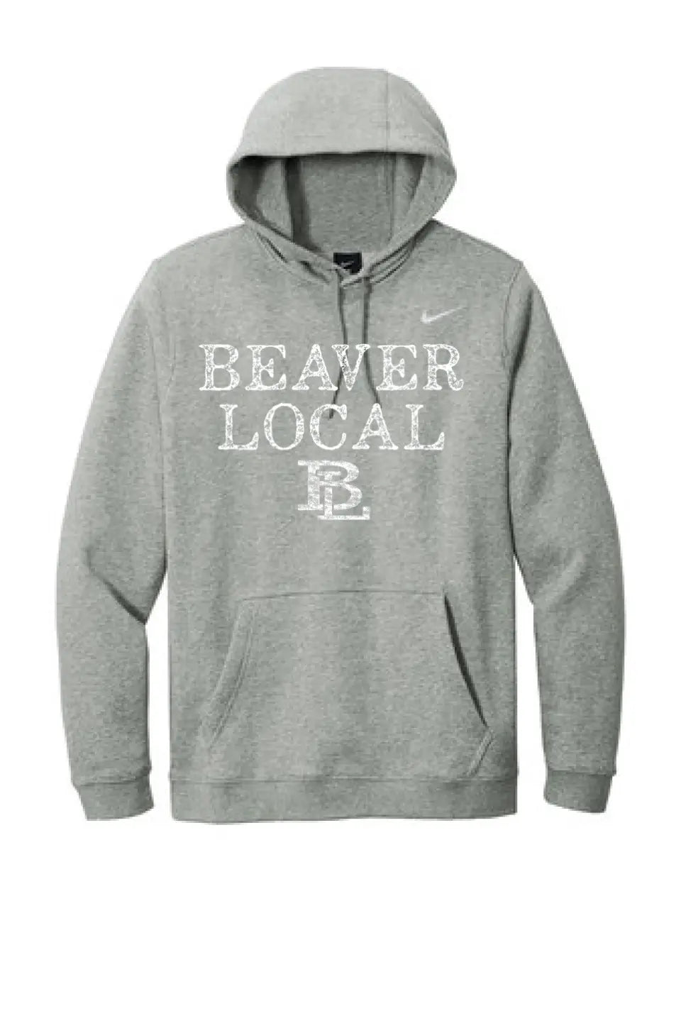 Beaver Local Distressed Nike Club Fleece Pullover Hoodie