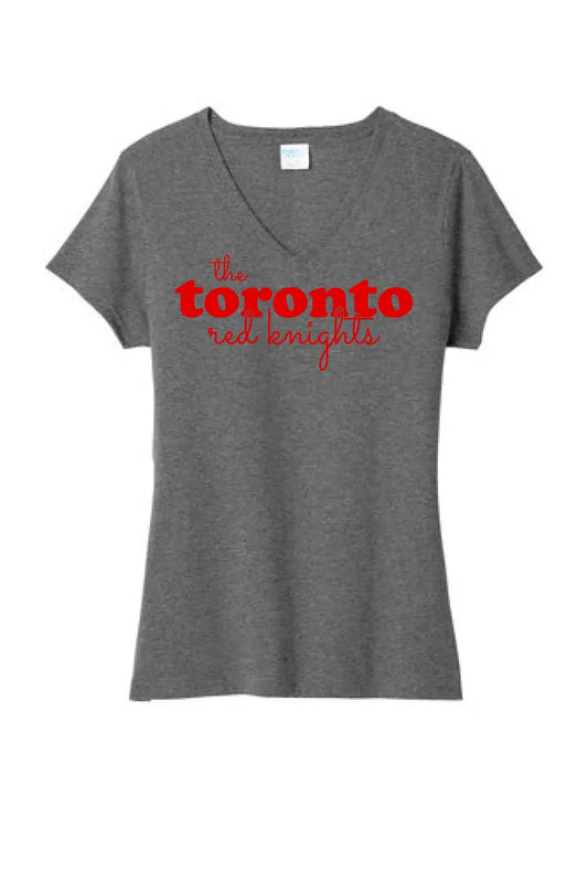 Toronto Sacramento Ladies Tri-Blend V-Neck Tee